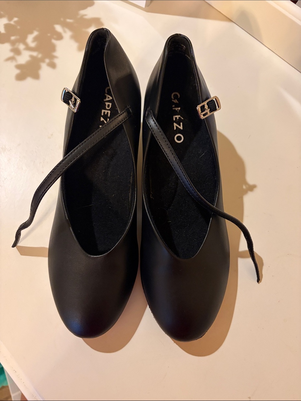 Capezio Black Cross-Strap heels